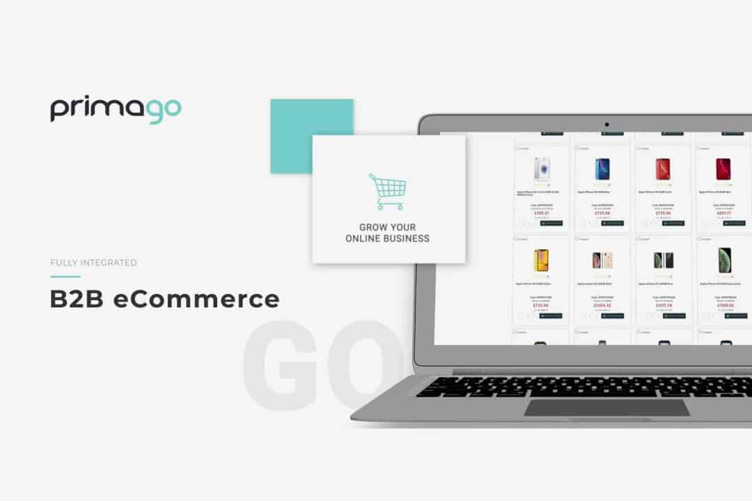 Primago B2B eCommerce, grow your online online business page.