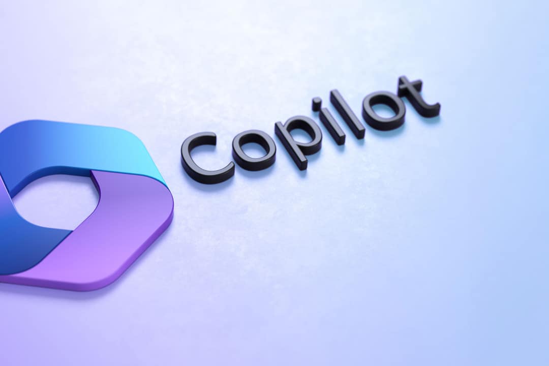 Close up Copilot logo illustration